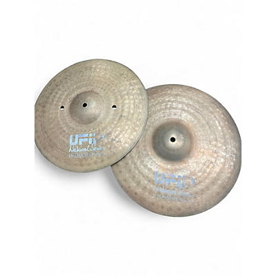 Used UFIP 14in Naknal Series Hi Hat Pair Cymbal