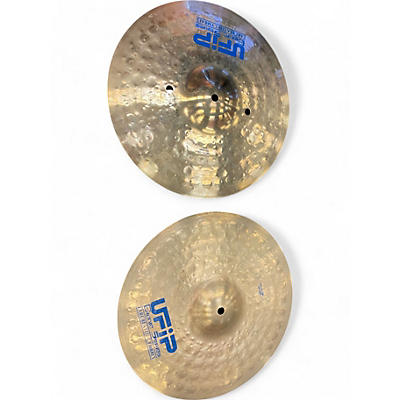 Used UFIP 14in bionic series hi hats 14" Cymbal