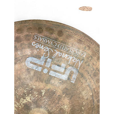 Used UFIP 14in natrual series hi hats Cymbal