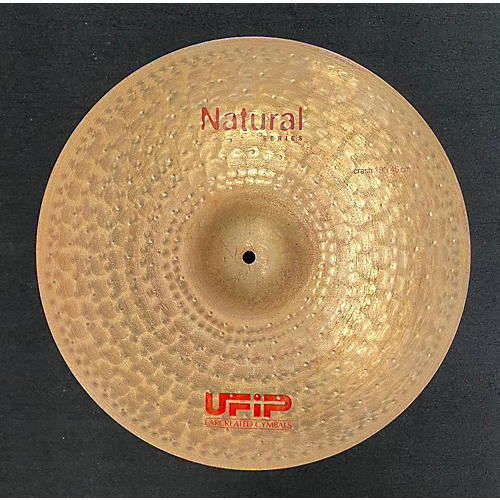 UFIP Used UFIP 18in NATURAL SERIES CRASH Cymbal 38