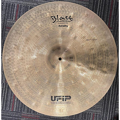 UFIP Used UFIP 21in Blast Collection ExtraDry Cymbal