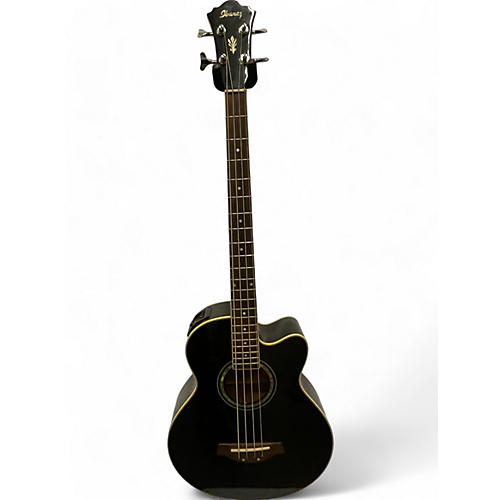 Ubanez Used Ubanez AEB10E STANDARD Black Acoustic Bass Guitar Black