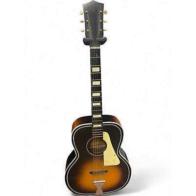 Used Unbranded Acoustic Vintage Sunburst Acoustic Guitar