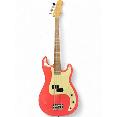 Used Unbranded BALTIMORE P BASS CORAL Electric Bass Guitar