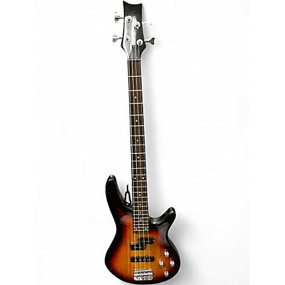Used Unbranded PJ Bass 3 Color Sunburst Electric Bass Guitar