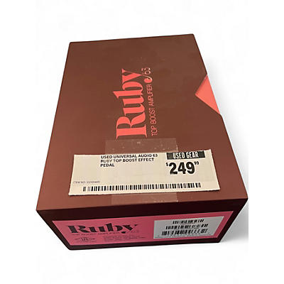 Used Universal Audio 63 RUBY TOP BOOST Effect Pedal