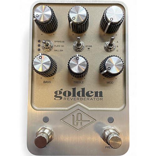 Used Universal Audio GOLDEN REVERBERATOR Effect Pedal