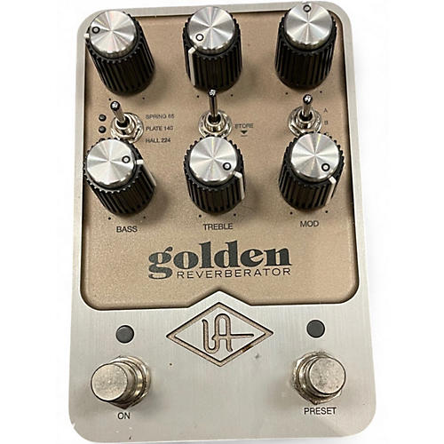 Used Universal Audio Golden Reverberator Effect Pedal