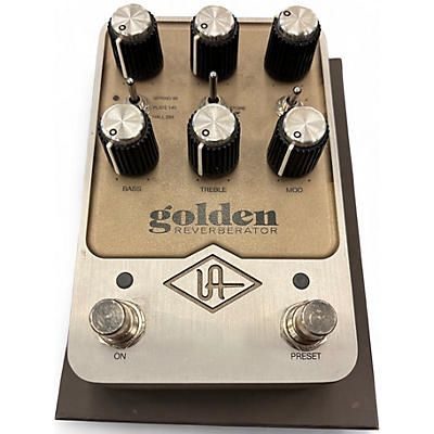 Used Universal Audio Golden Reverberator Effect Pedal