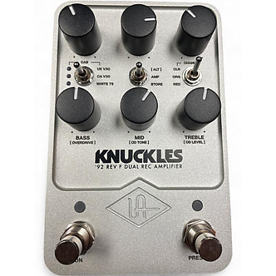 Used Universal Audio KNUCKLES 92' REV F DUAL REC  PRE AMP Effect Pedal