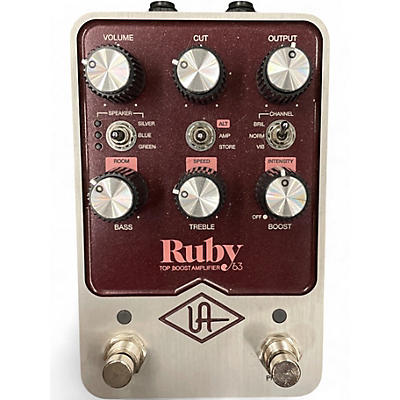Used Universal Audio RUBY 63 TOP BOOST AMPLIFIER Effect Pedal