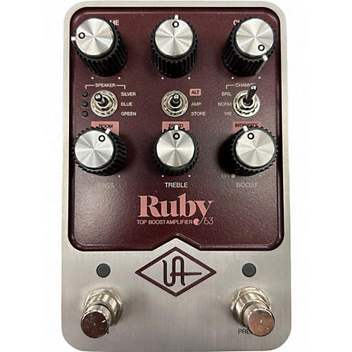 Used Universal Audio RUBY PRE AMP Effect Pedal