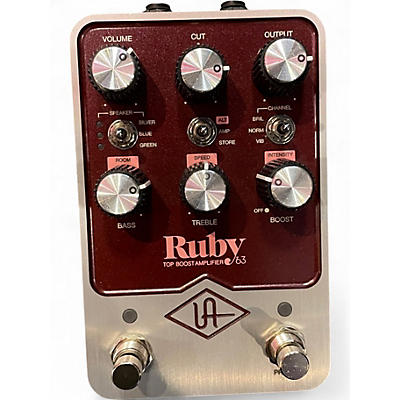 Used Universal Audio RUBY TOP BOOST AMPLIFIER 63 Effect Pedal