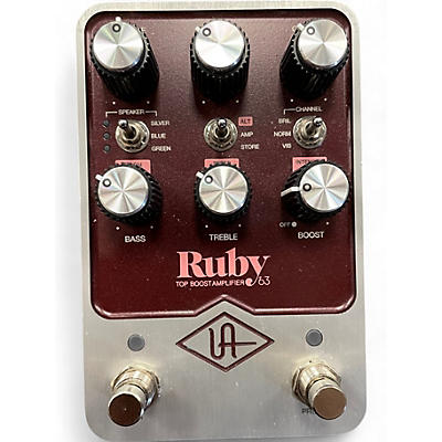 Universal Audio Used Universal Audio RUBY TOP BOOST Effect Pedal