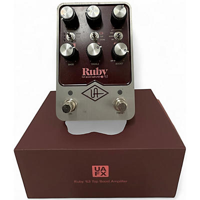 Used Universal Audio  RUBY TOP BOOST  Guitar Preamp