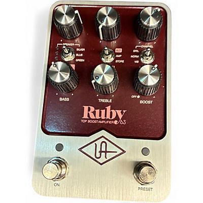 Used Universal Audio Ruby 63 Effect Pedal