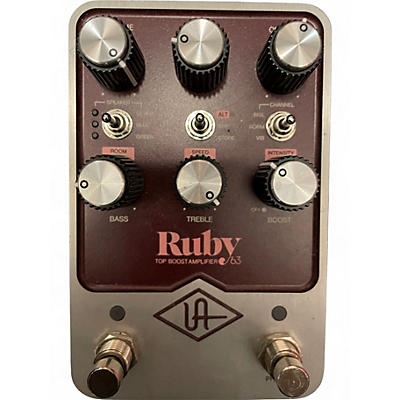 Used Universal Audio Ruby 63 Top Boost Amp Effect Pedal