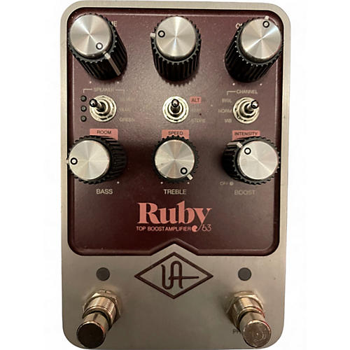Used Universal Audio Ruby 63 Top Boost Amp Effect Pedal