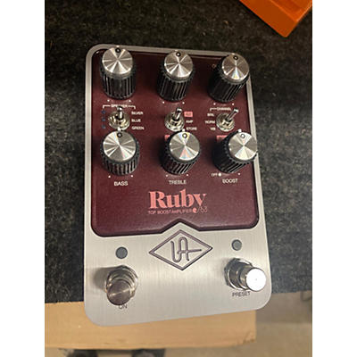 Universal Audio Used Universal Audio Ruby '63 Top Boost Amplifier Effect Pedal