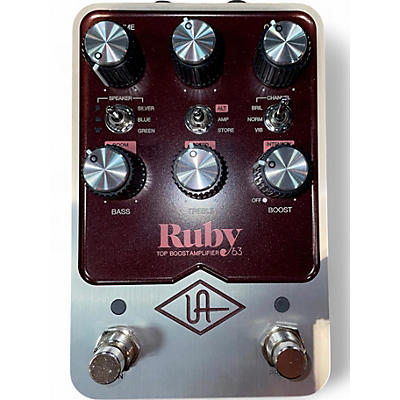 Used Universal Audio Ruby 63 Top Boost Amplifier Effect Pedal