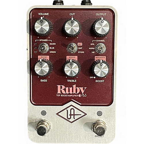 Used Universal Audio Ruby 63 Top Boost Amplifier Effect Pedal
