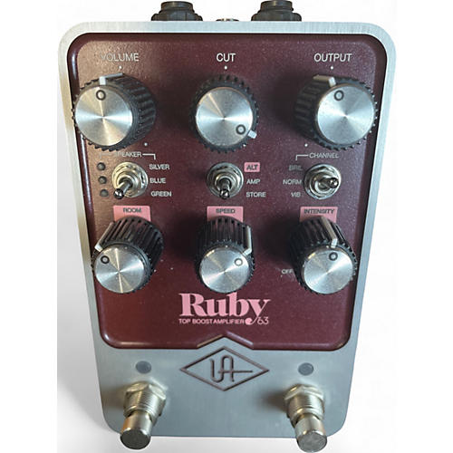 Used Universal Audio Ruby '63 Top Boost Amplifier Effect Pedal