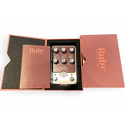 Used Universal Audio Ruby '63 Top Boost Amplifier Effect Pedal