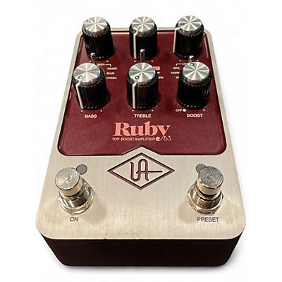 Used Universal Audio Ruby '63 Top Boost Amplifier Effect Processor