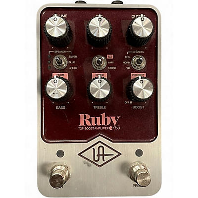 Used Universal Audio Ruby '63 Top Boost Amplifier Footswitch