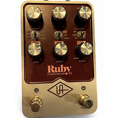Used Universal Audio Ruby 63 Top Boost Effect Pedal