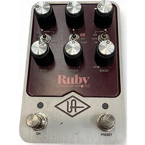 Used Universal Audio Ruby '63 Top Boost Effect Pedal