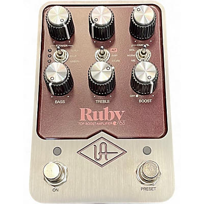 Used Universal Audio Ruby '63 Top Boost Effect Pedal