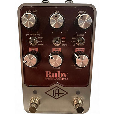 Used Universal Audio Ruby '63 Top Boost Effect Pedal