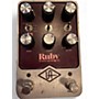 Used Universal Audio Ruby Top Boost 63 Effect Pedal