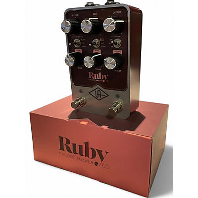 Used Universal Audio Ruby Top Boost Amplifier '63 Guitar Preamp