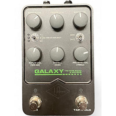Used Universal Audio UAFX Galaxy '74 Tape Echo & Reverb Effects Pedal Black Effect Pedal