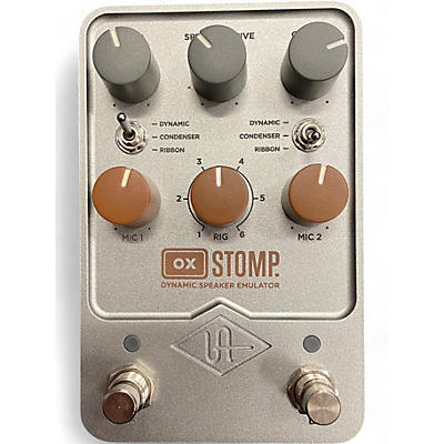 Used Universal Audio UAFX OX Stomp Dynamic Speaker Emulator Pedal