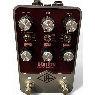 Used Universal Audio UAFX Ruby '63 Guitar Preamp