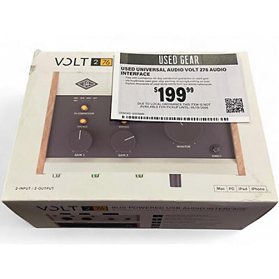 Used Universal Audio Volt 276 Audio Interface