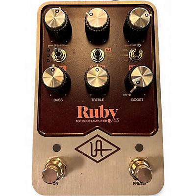 Used Universal Audio ruby top boost 68 Effect Pedal