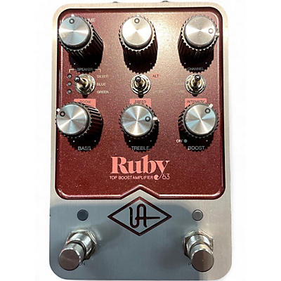 Used Universal Audio ruby top boost Effect Pedal
