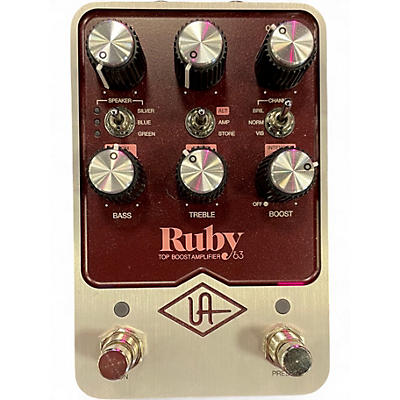 Used Universal Audio uafx ruby '63 Effect Pedal