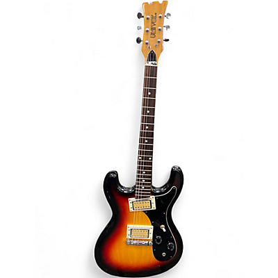 Used Univox Hi Flyer phase iv Sunburst Solid Body Electric Guitar