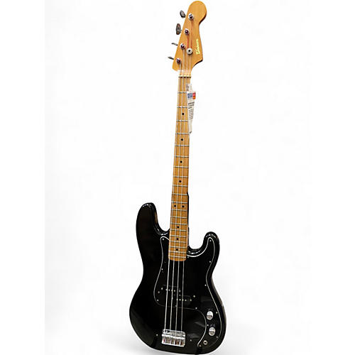 Used Univox PRESCISION STYLE Black Electric Bass Guitar Black