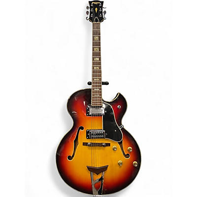 Used Univox Pro Sunburst Hollow Body Electric Guitar