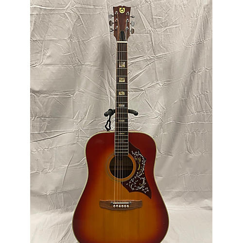 Univox Used Univox U-3025 2 Tone Sunburst Acoustic Guitar 2 Tone Sunburst