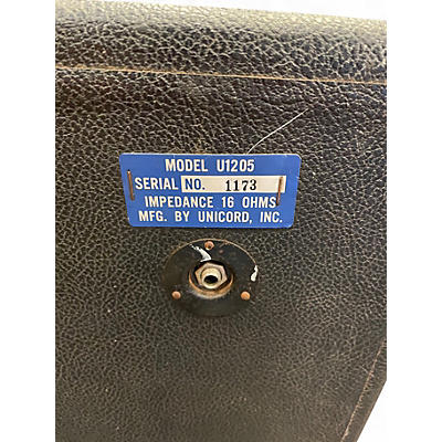 Used Univox U1205 Guitar Cabinet