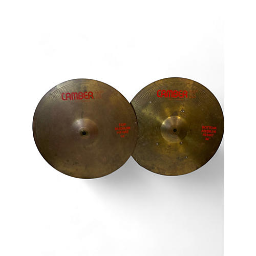 Unknown Used Unknown 14in Camber II High Hat Pair Cymbal 33