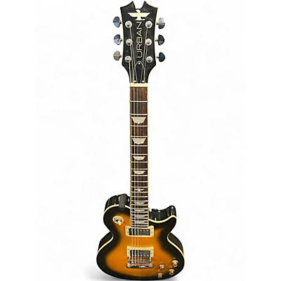 Used Urban Limited Edition Single Cut 2 Color Sunburst Solid Body Electric Guitar