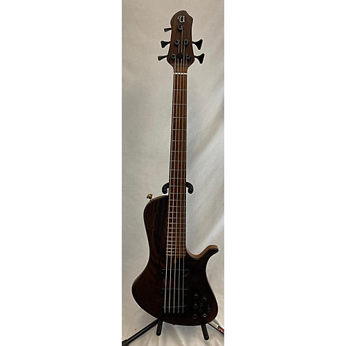 Utera Used Utera Prestige Model 5 Walnut Electric Bass Guitar Walnut